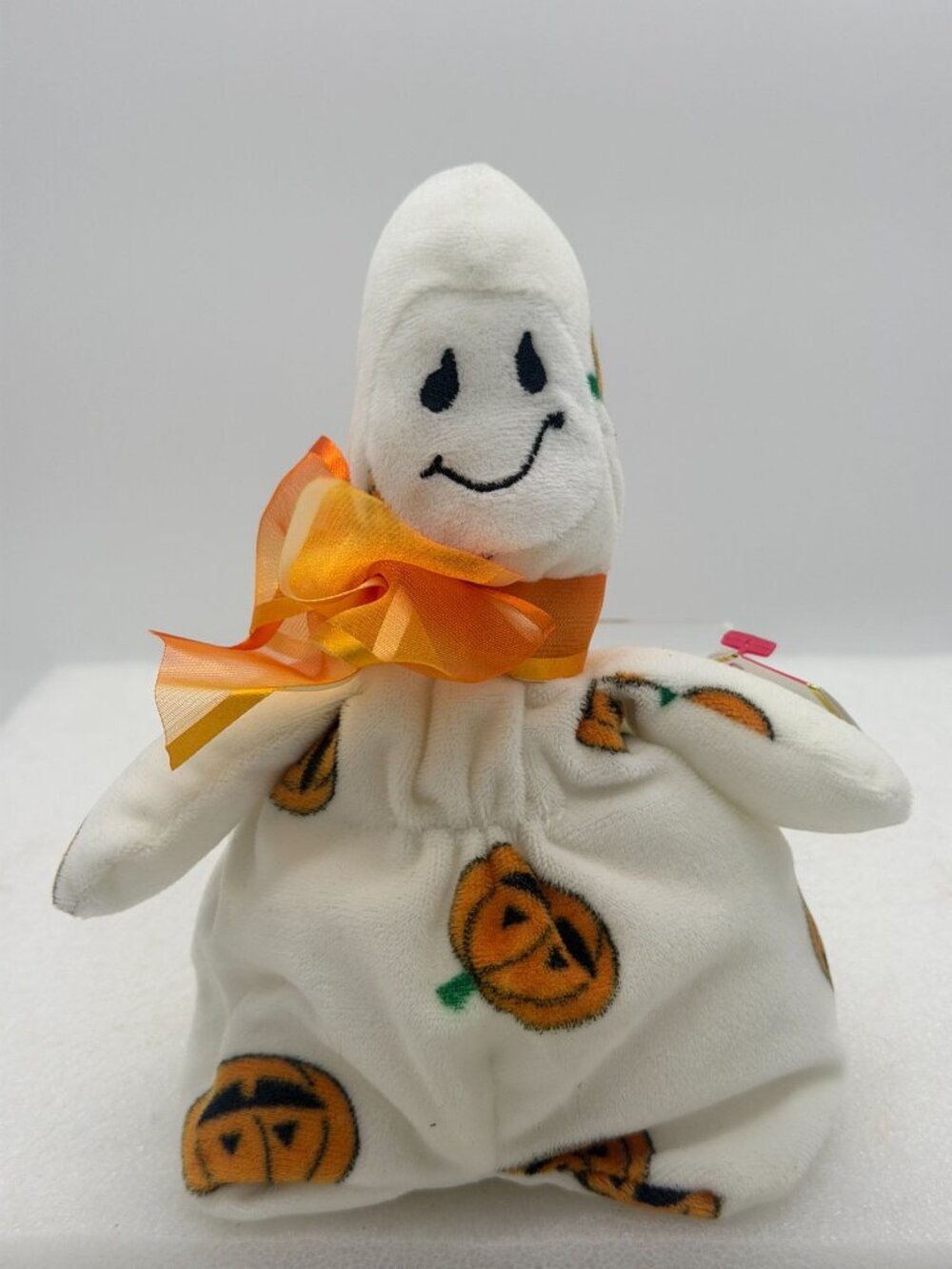 Ty Beanie Baby Ghoulish the Ghost Halloween Plush Toy